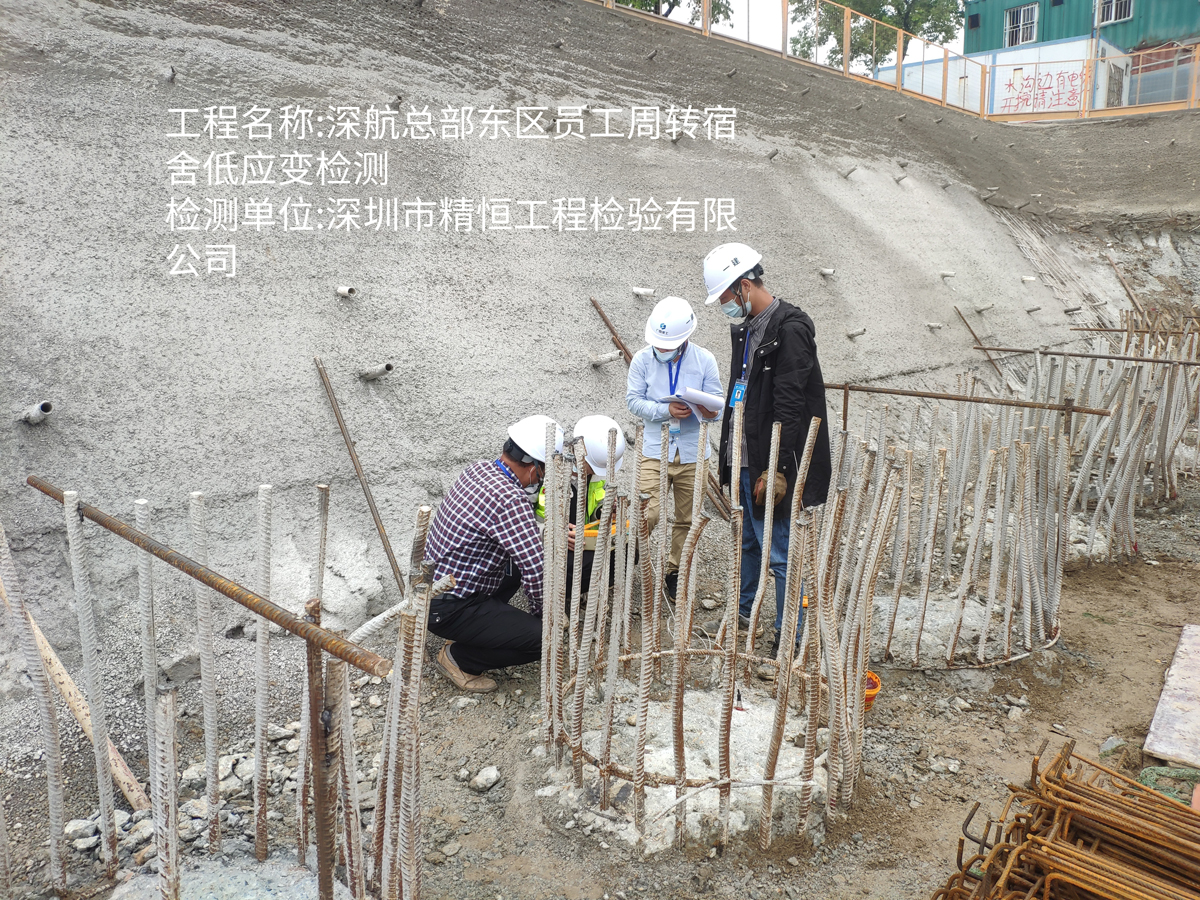 深航總部東區(qū)員工周轉宿舍低應變檢測