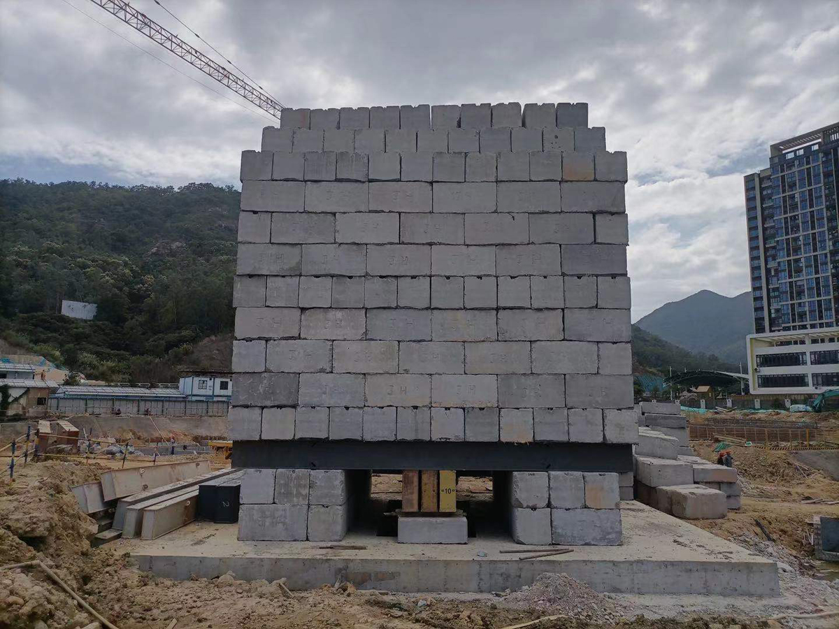 家天下1600噸靜載檢測 